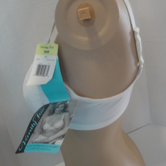 Vanity Fair #75423 White Advanced Support Bra Ladies Size 36B NWT - Picture 2 of 8